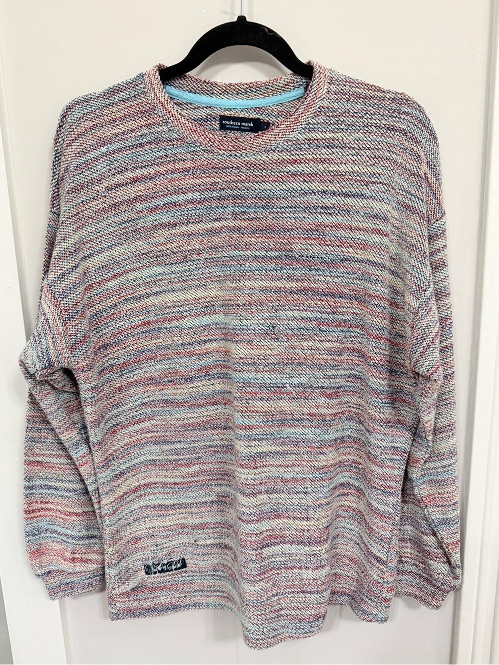 Southern Marsh Sunday Morning Women’s Oversized Sweater Multicolor Size S